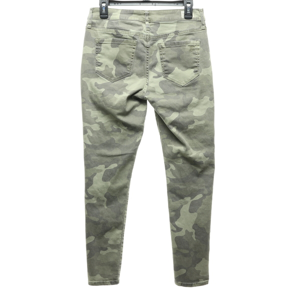 Seven7 CAMO Utility Ankle Skinny Pants Women 4 Green Cotton/Spandex - Picture 5 of 15